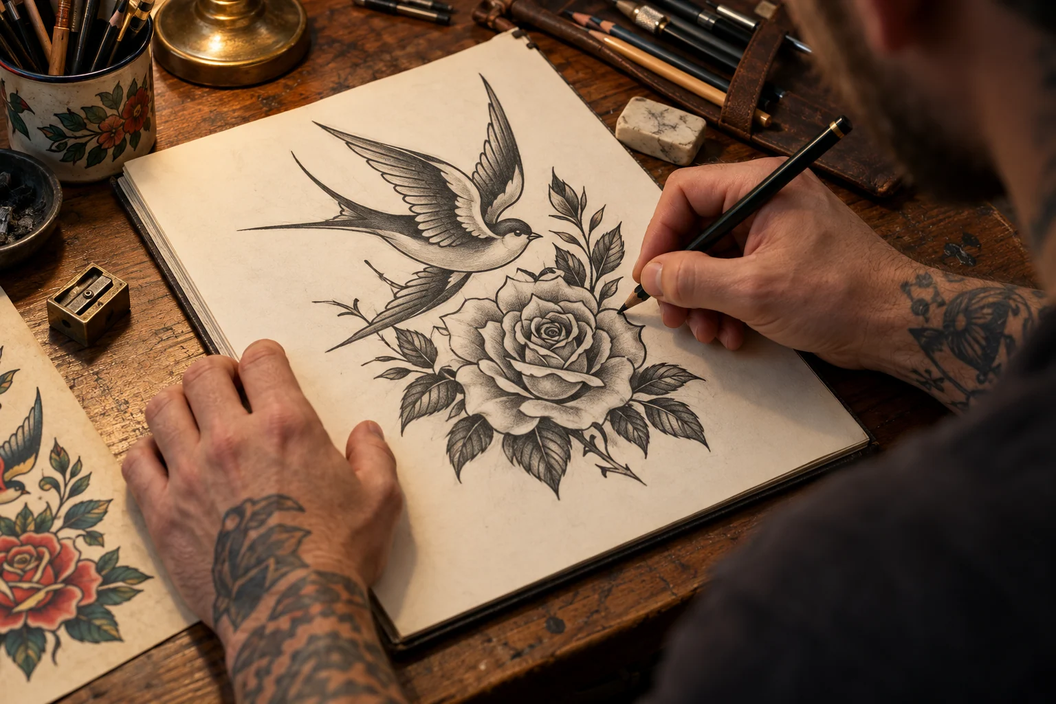 Stories written in ink.