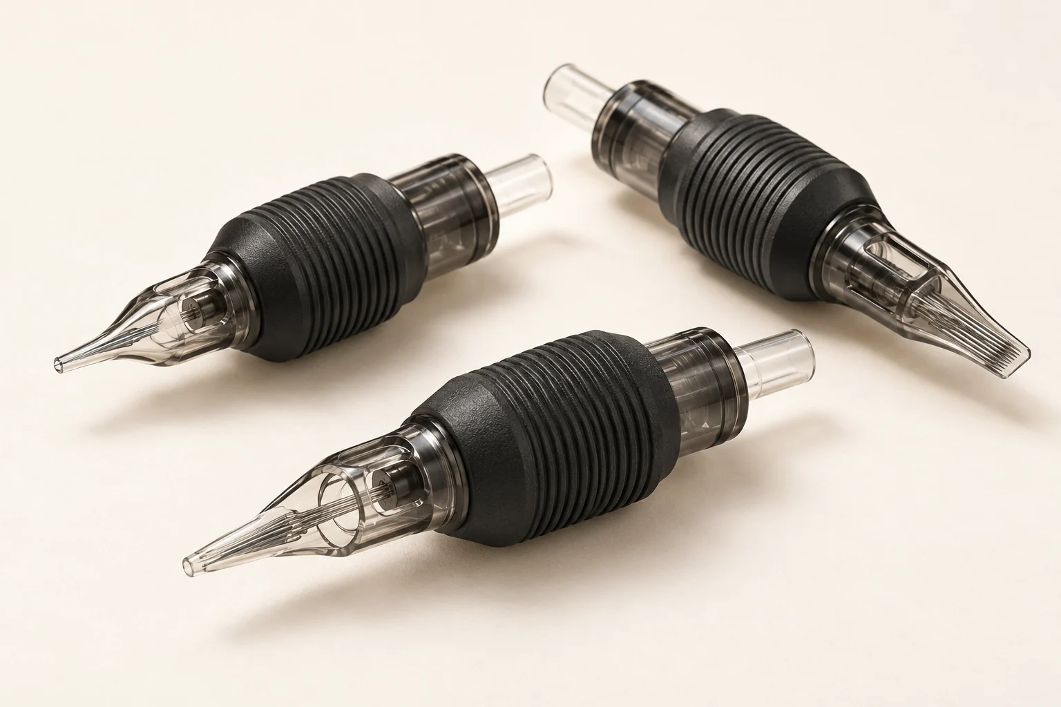 Disposable cartridge grips