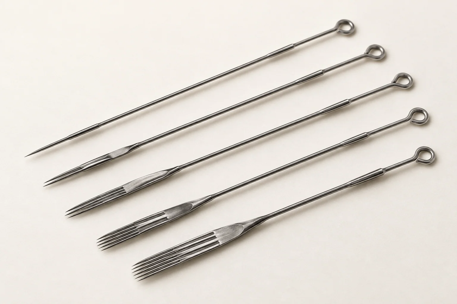 Fine-diameter needle bars