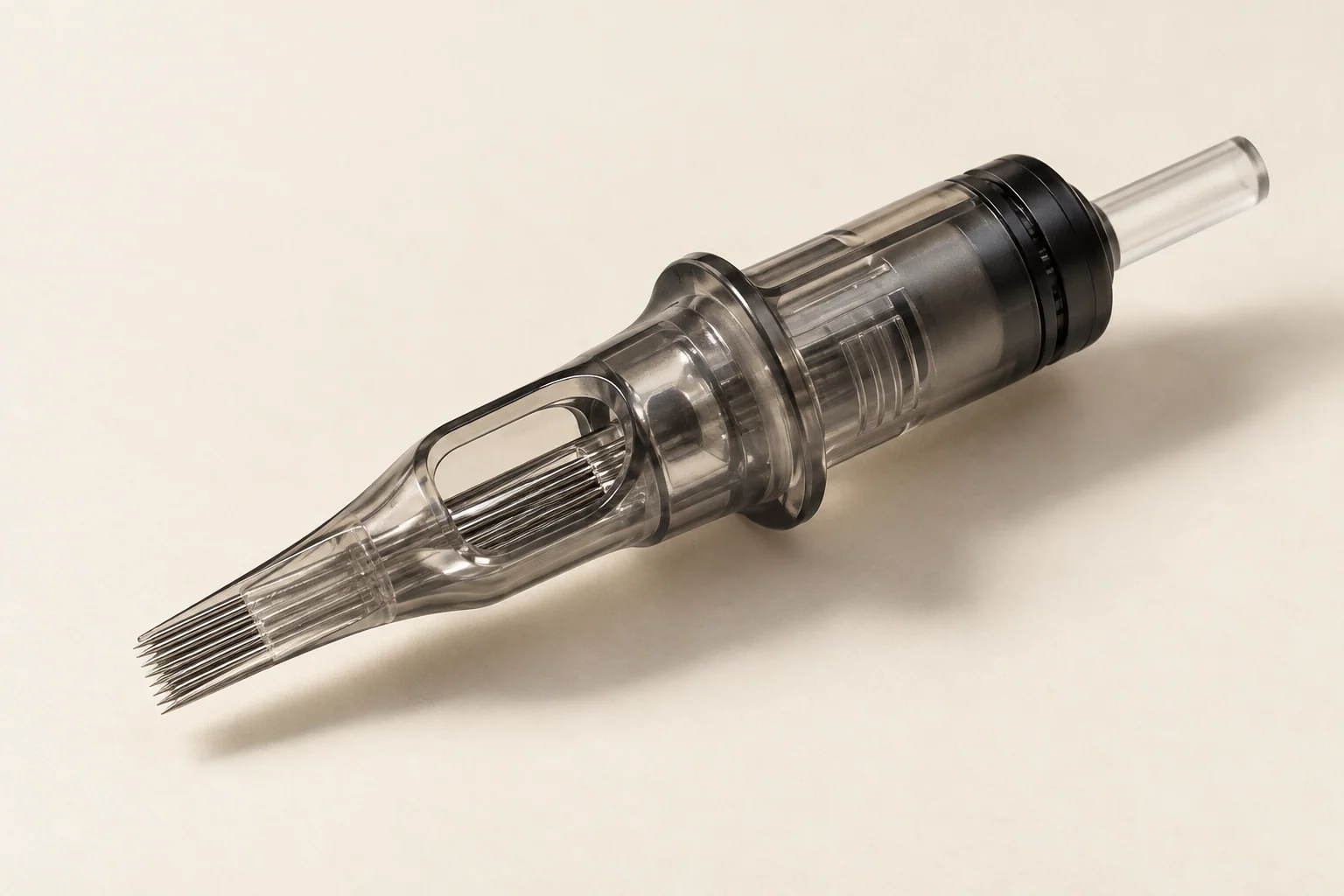 Flat needle cartridges