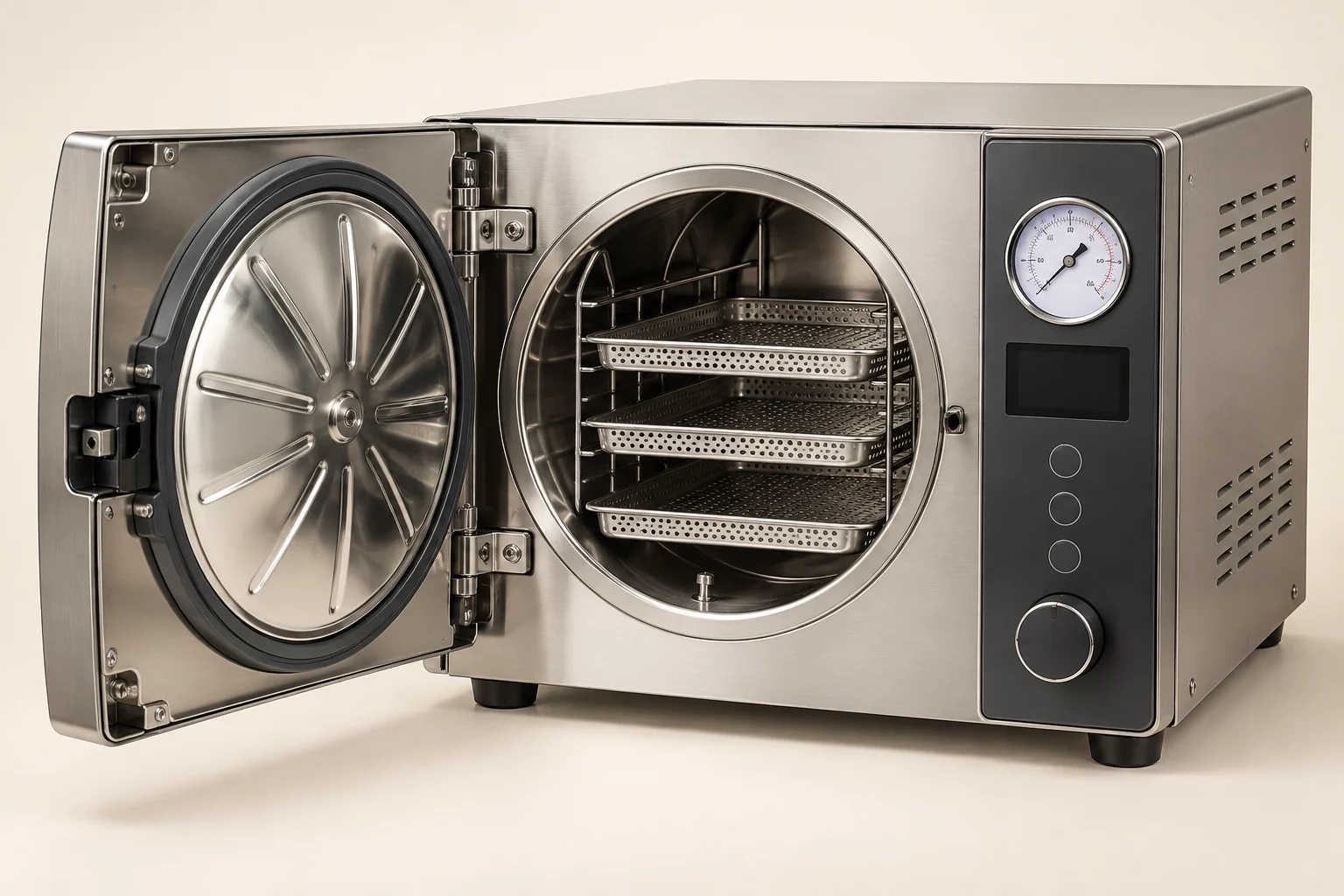 Tabletop autoclave